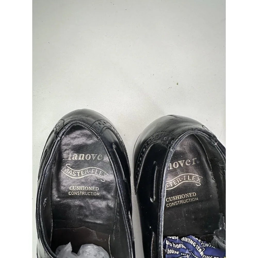 VTG Hanover Shoes Men's 9 C/A Loafer Master Flex All Leather Tassel USA